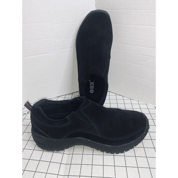 Size 11M GBX Pathfinder Black Slip ons Shoes Leather Upper Mens Suede Not Worn main image 11